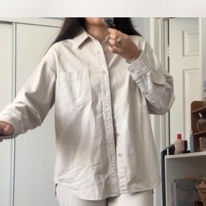 Aritzia 80s Denim Forum Shirt